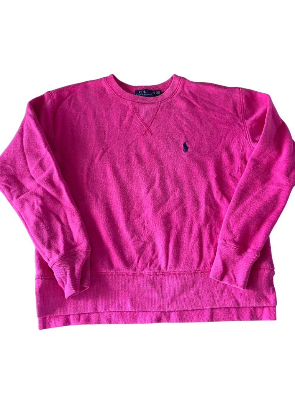 Polo Ralph Lauren Sweatshirt, Bright Pink, Size XS